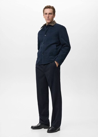 MANGO MAN Übergangsjacke 'Theon' in Blau