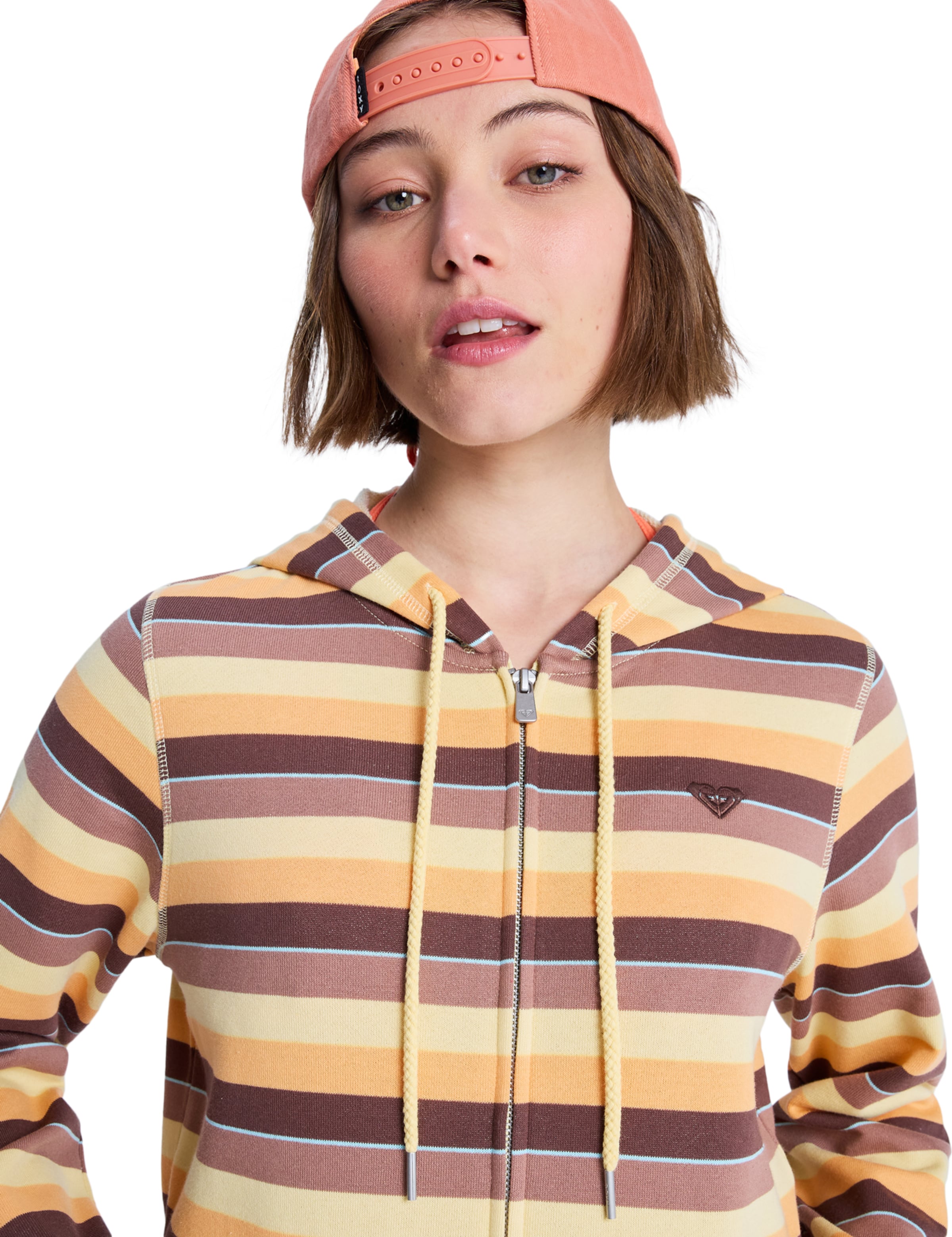 ROXY Zip-Up Hoodie in Yellow