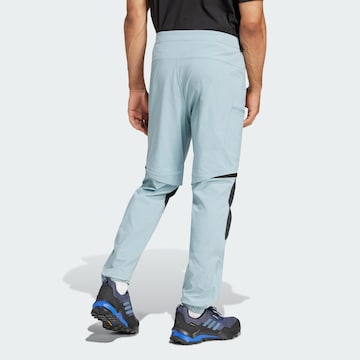 ADIDAS TERREX Tapered Outdoor trousers 'Utilitas' in Blue