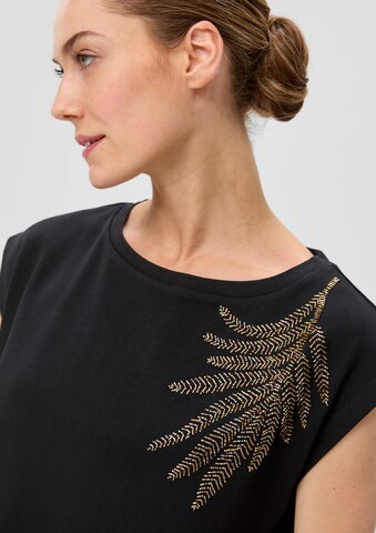T-shirt s.Oliver BLACK LABEL en noir