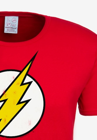 LOGOSHIRT T-Shirt mit coolem 'Flash'-Print in Rot