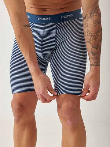 Boxers SNOCKS en bleu