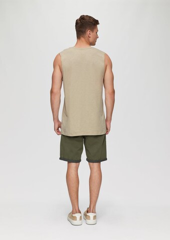 T-Shirt QS en beige : derrière