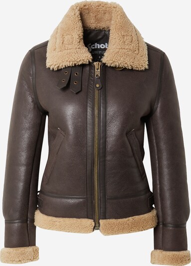 Schott NYC Winter Jacket 'LCW 1257' in Beige / Dark brown, Item view