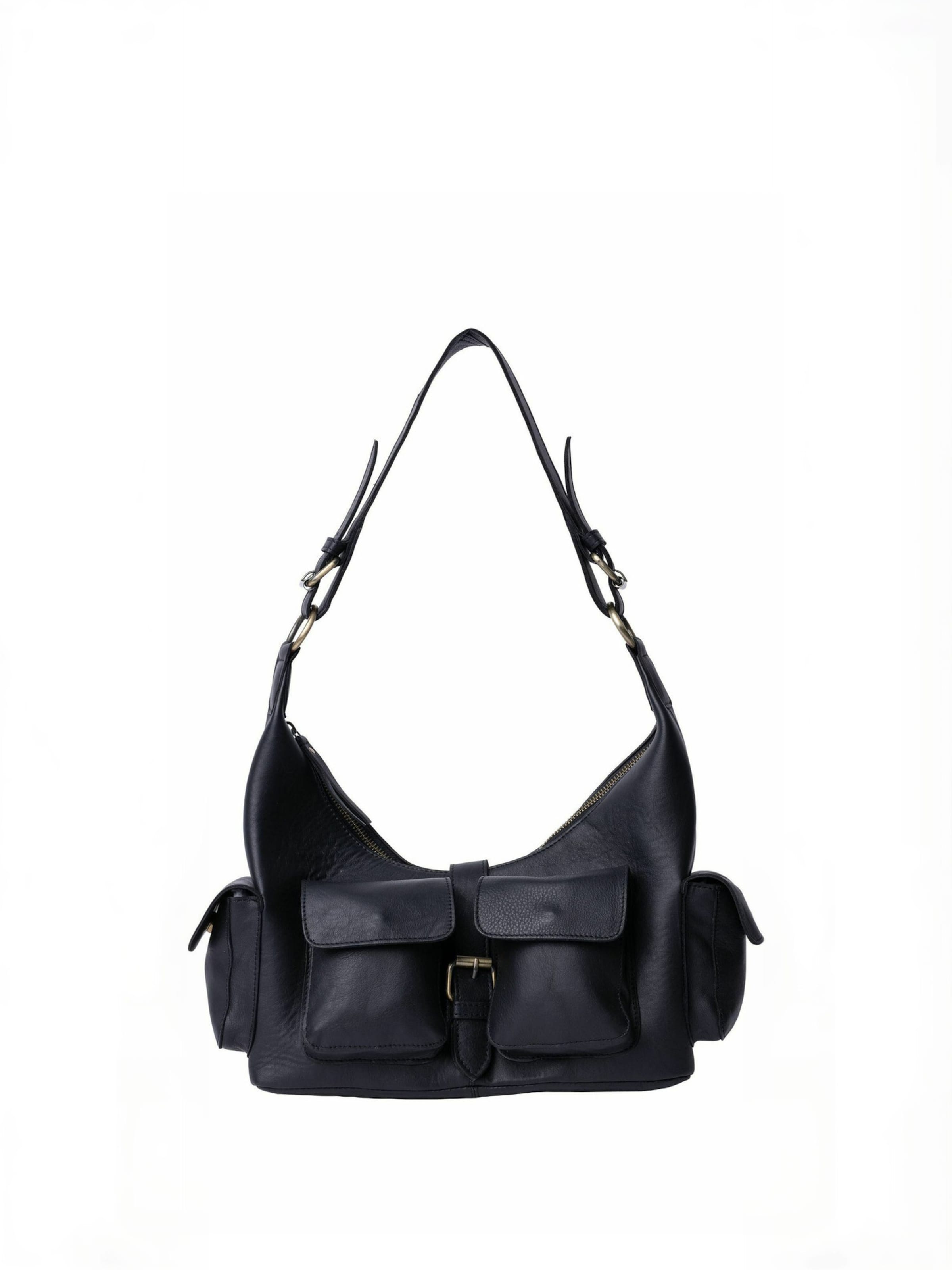 RE:DESIGNED Shopper ' Solvej ' in Black: front