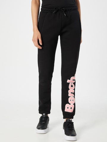 BENCH Tapered Trousers 'COREY' in Black: front