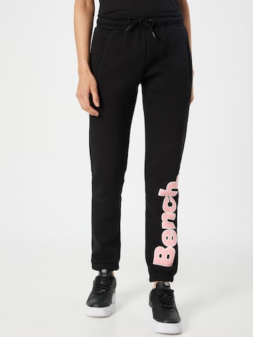 BENCH Tapered Broek 'COREY' in Zwart: voorkant