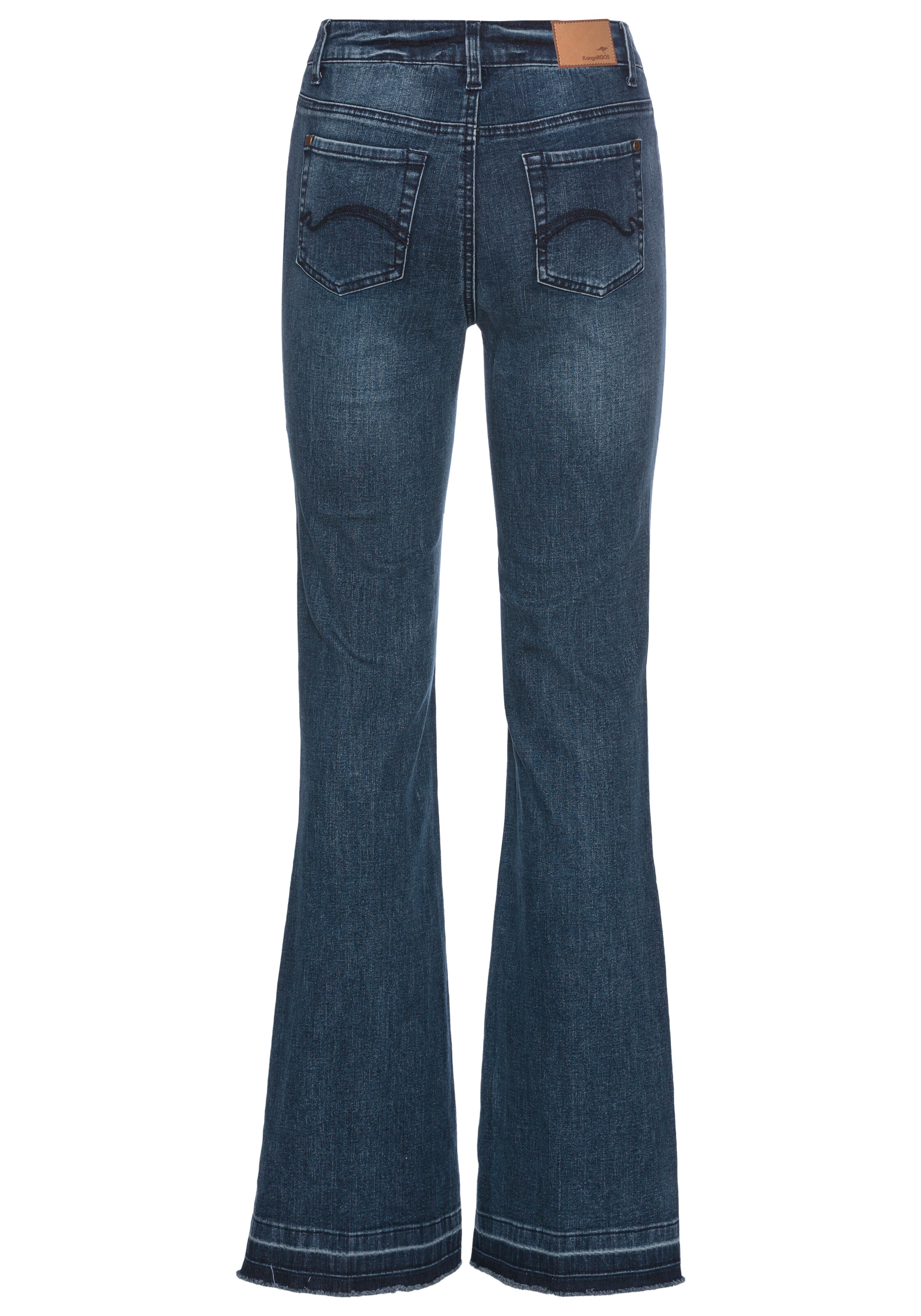KangaROOS Flared Jeans in Blau
