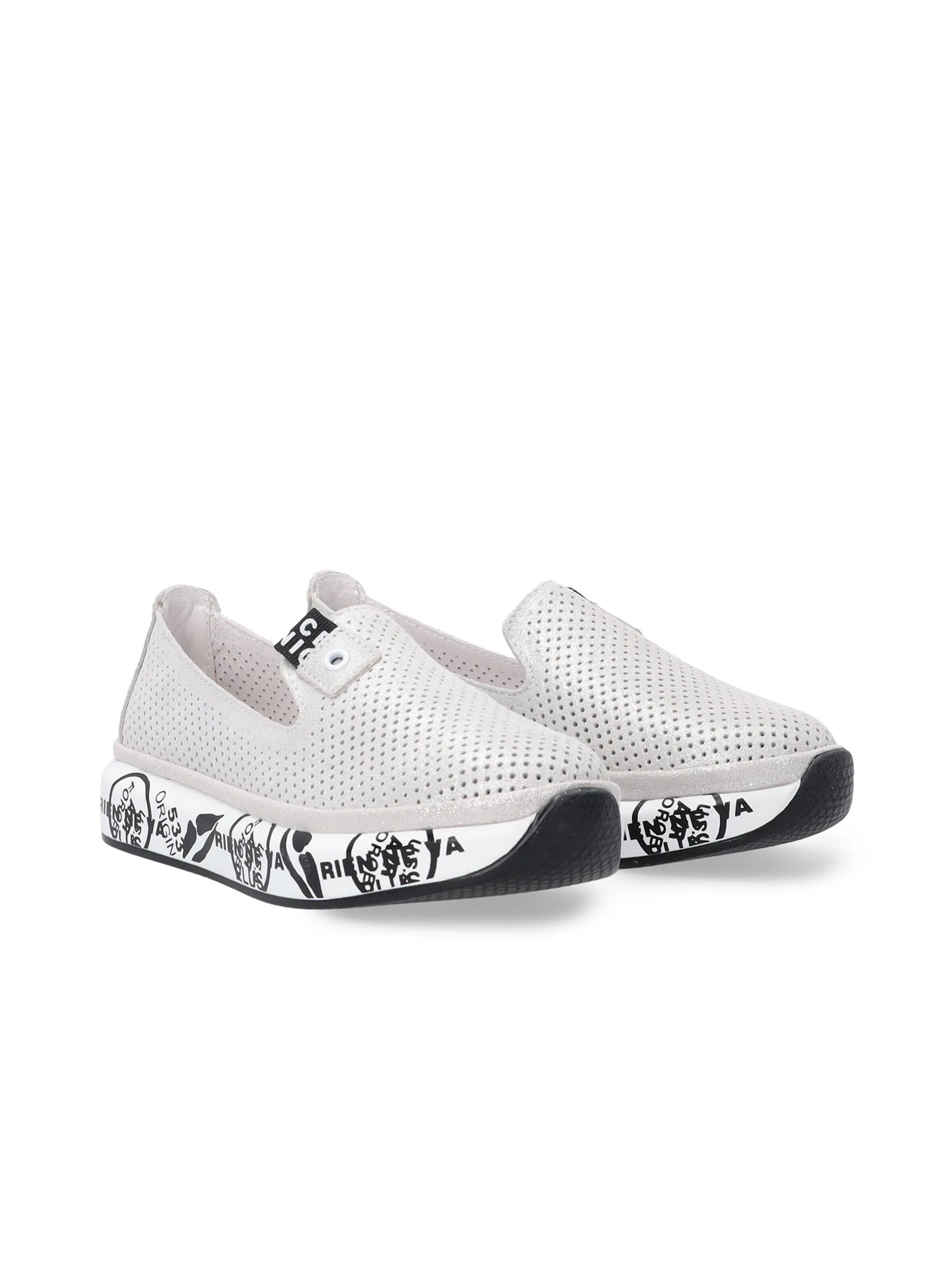 VENEZIA Moccasins in Silver