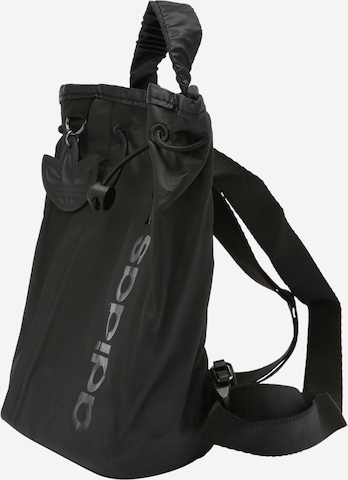 ADIDAS ORIGINALS Backpack 'Satin Mini' in Black: front