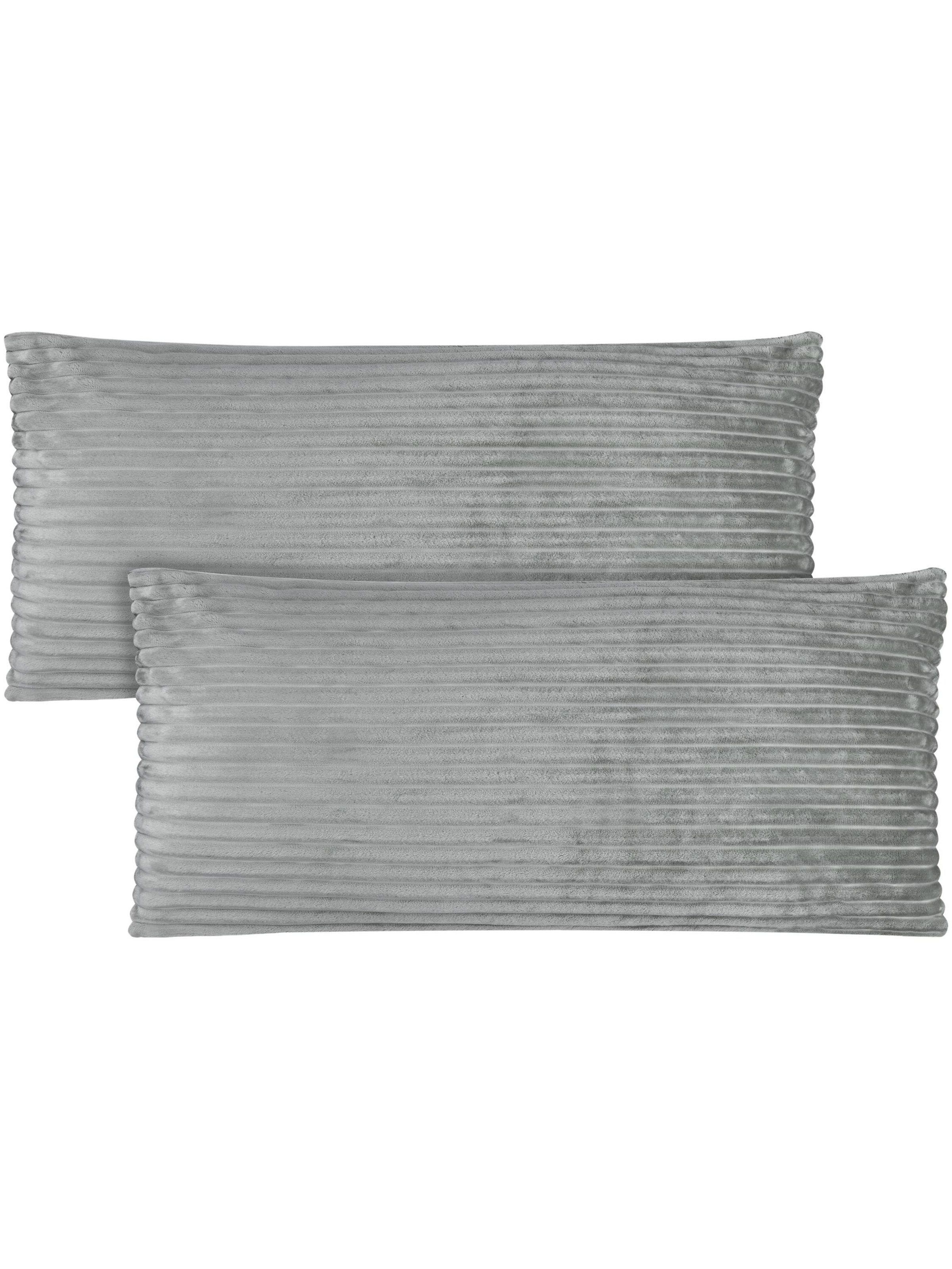 Aspero Pillow ' Mendoza ' in Grey: front