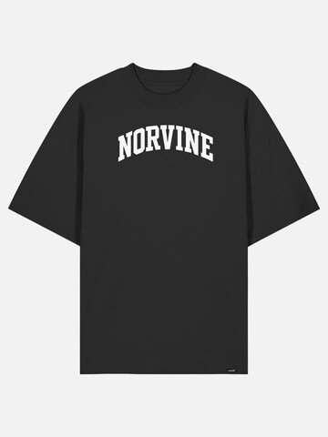 Norvine Shirt 'Statement Oversize Norvine T-Shirt' in Black: front