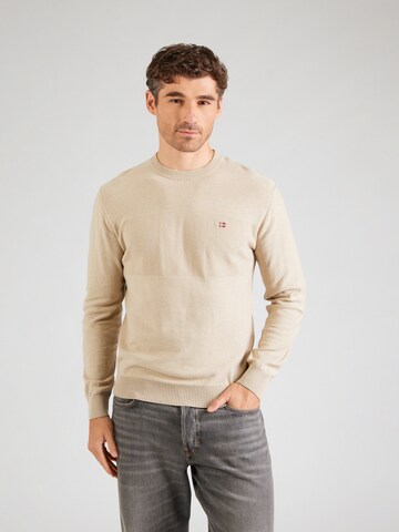 NAPAPIJRI Sweater in Beige: front