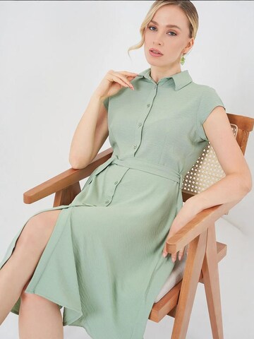 Bigdart - Vestidos camiseiros em verde