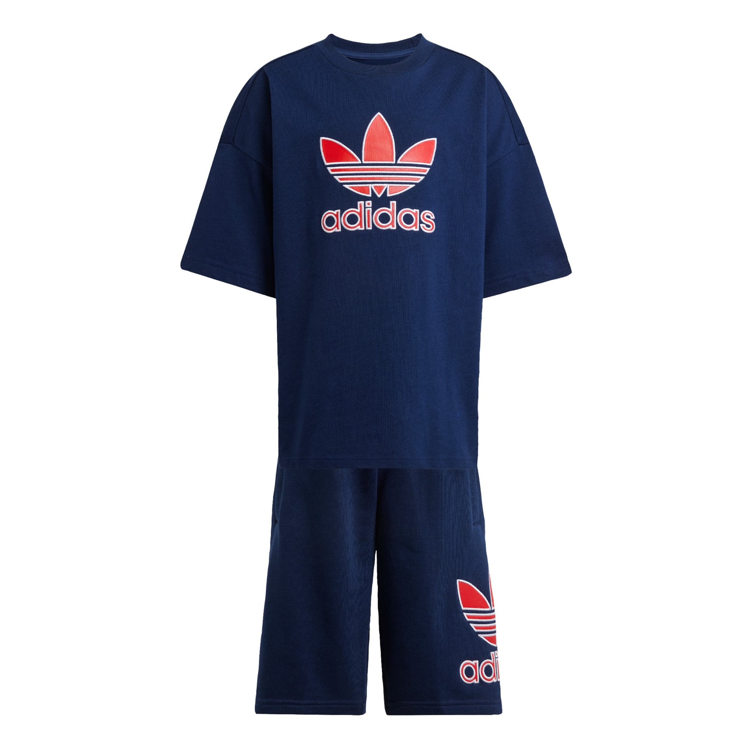 ADIDAS ORIGINALS Joggingdragt 'Short Tee' i blå: forside
