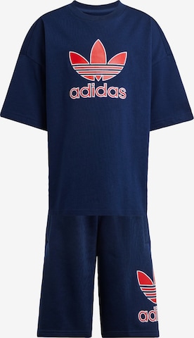 ADIDAS ORIGINALS - Ropa para correr 'Short Tee' en azul: frente