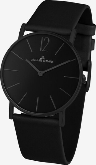 Jacques Lemans Uhr in schwarz, Produktansicht