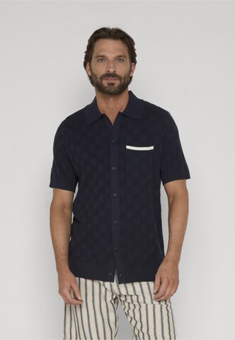 Vestes en maille 'Brashin' INDICODE JEANS en bleu : devant