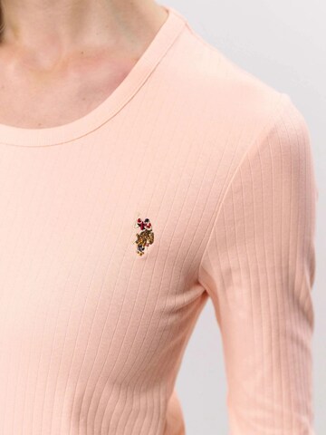 T-shirt U.S. POLO ASSN. en rose