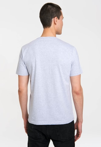 LOGOSHIRT Shirt 'Daredevil' in Grey