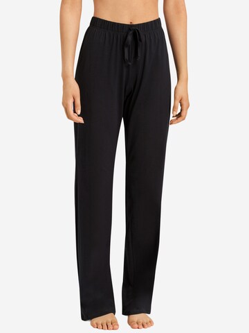 Hanro Pajama Pants 'Cotton Deluxe' in Black