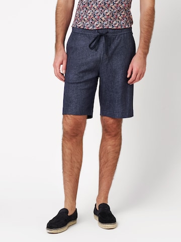 DESOTO Regular Trousers in Blue: front