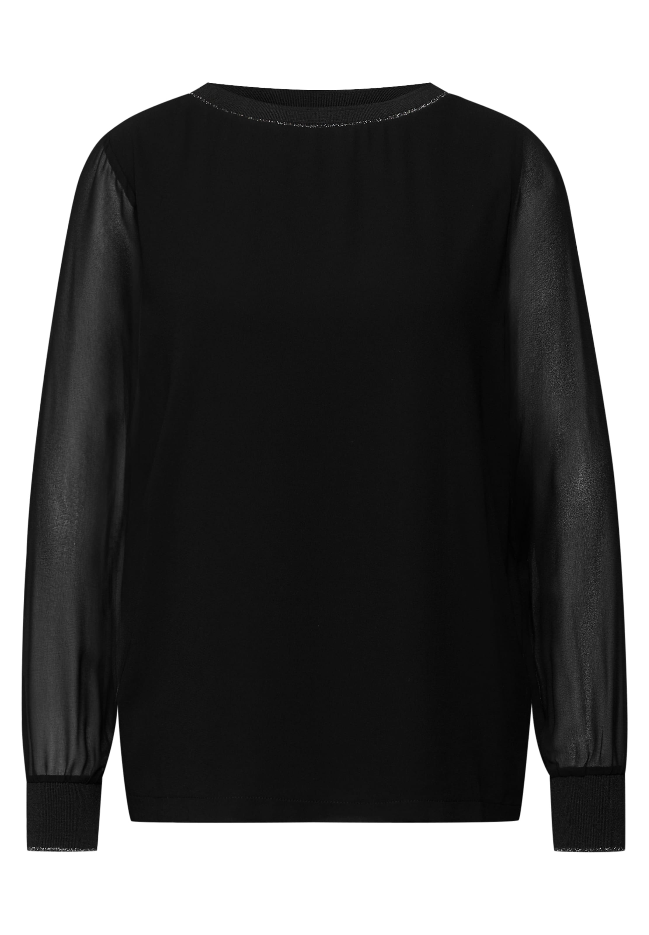 STREET ONE Blouse in Black: front