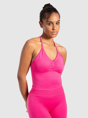 Smilodox Sporttop 'Malena' in Roze: voorkant