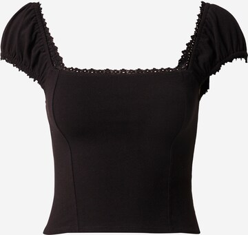 HOLLISTER - Blusa em preto: frente