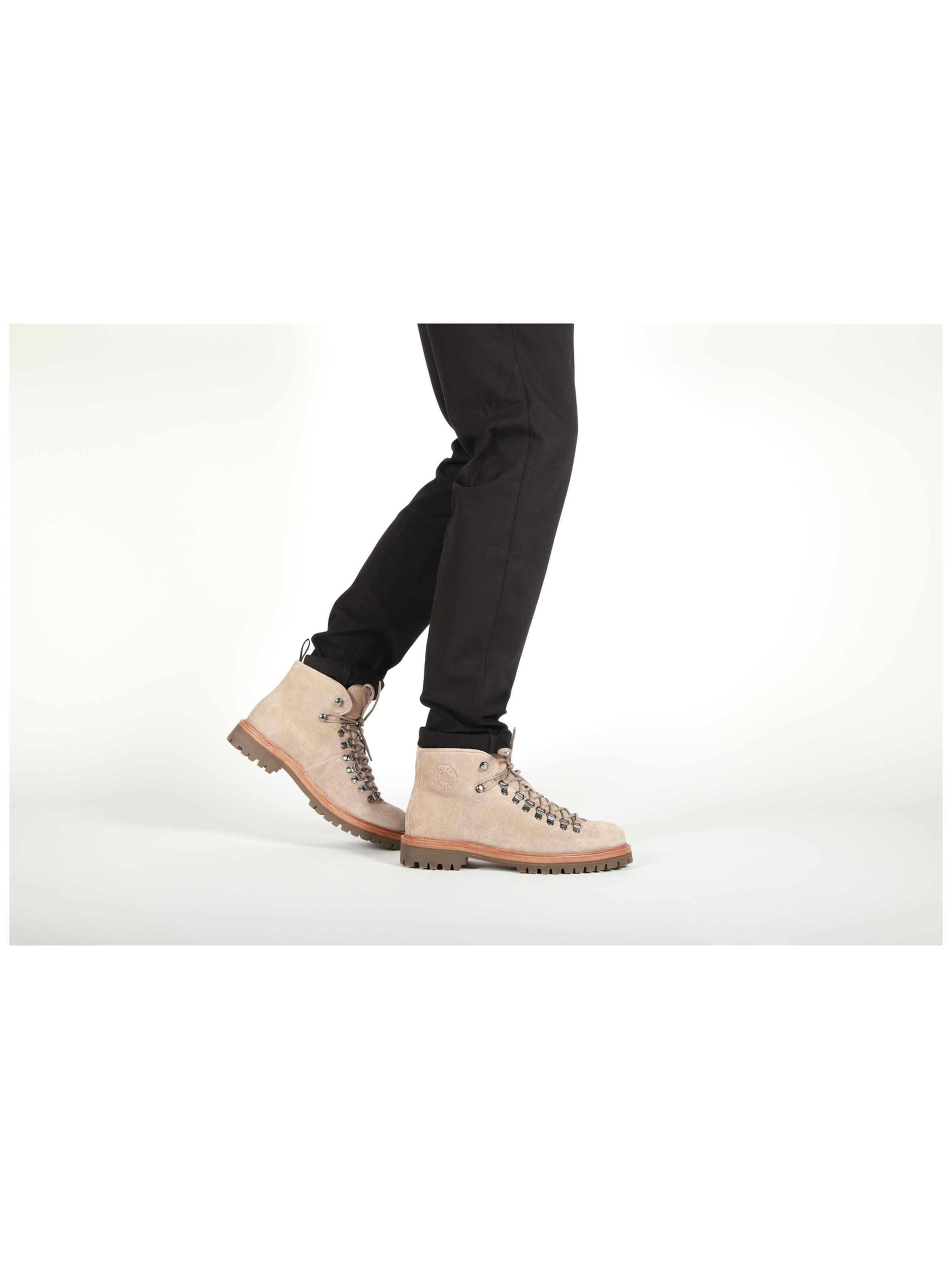 BLACKSTONE - Botas com atacadores 'Rock Tarrant EG567' em bege