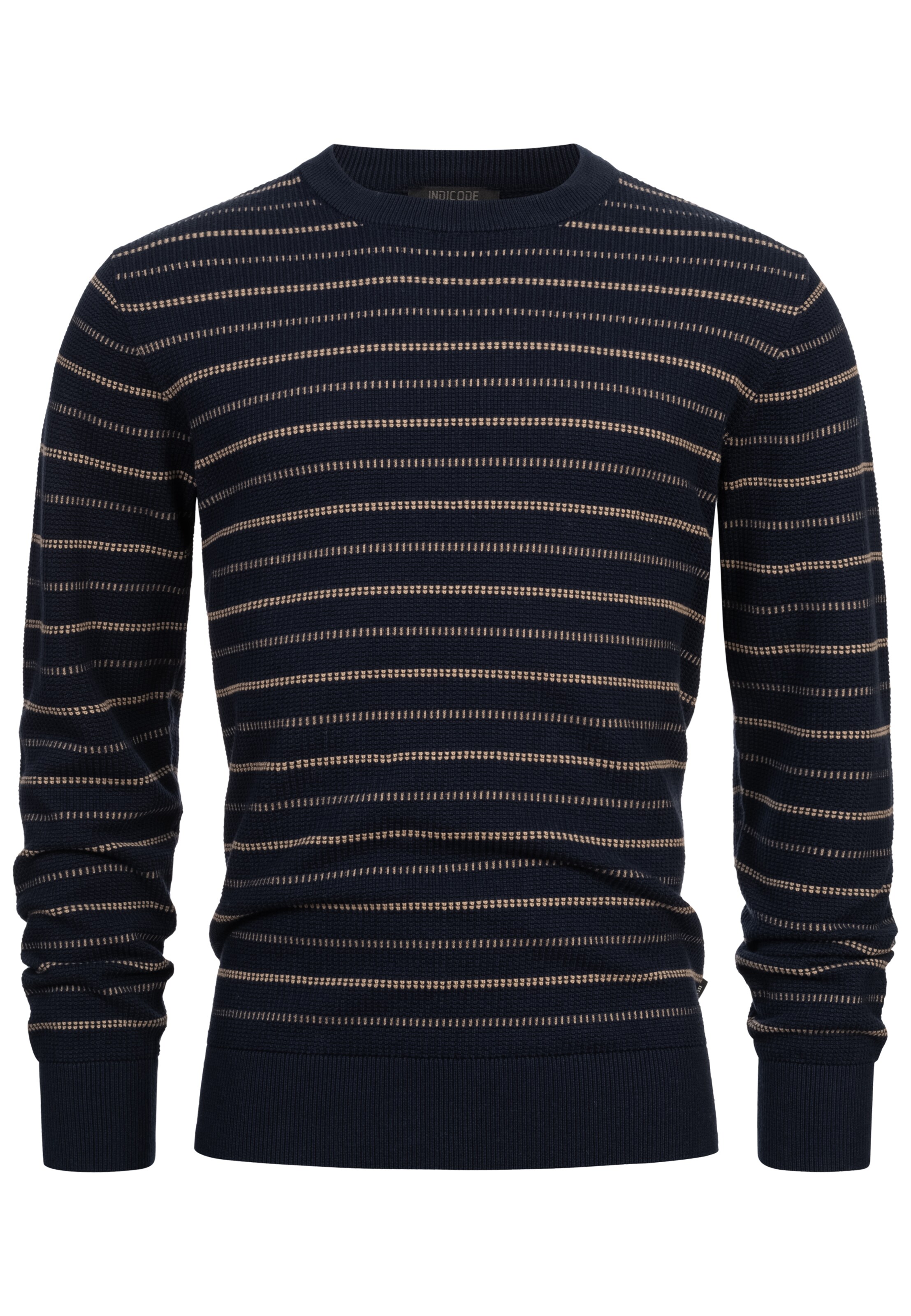 Pull-over INDICODE JEANS en bleu : devant