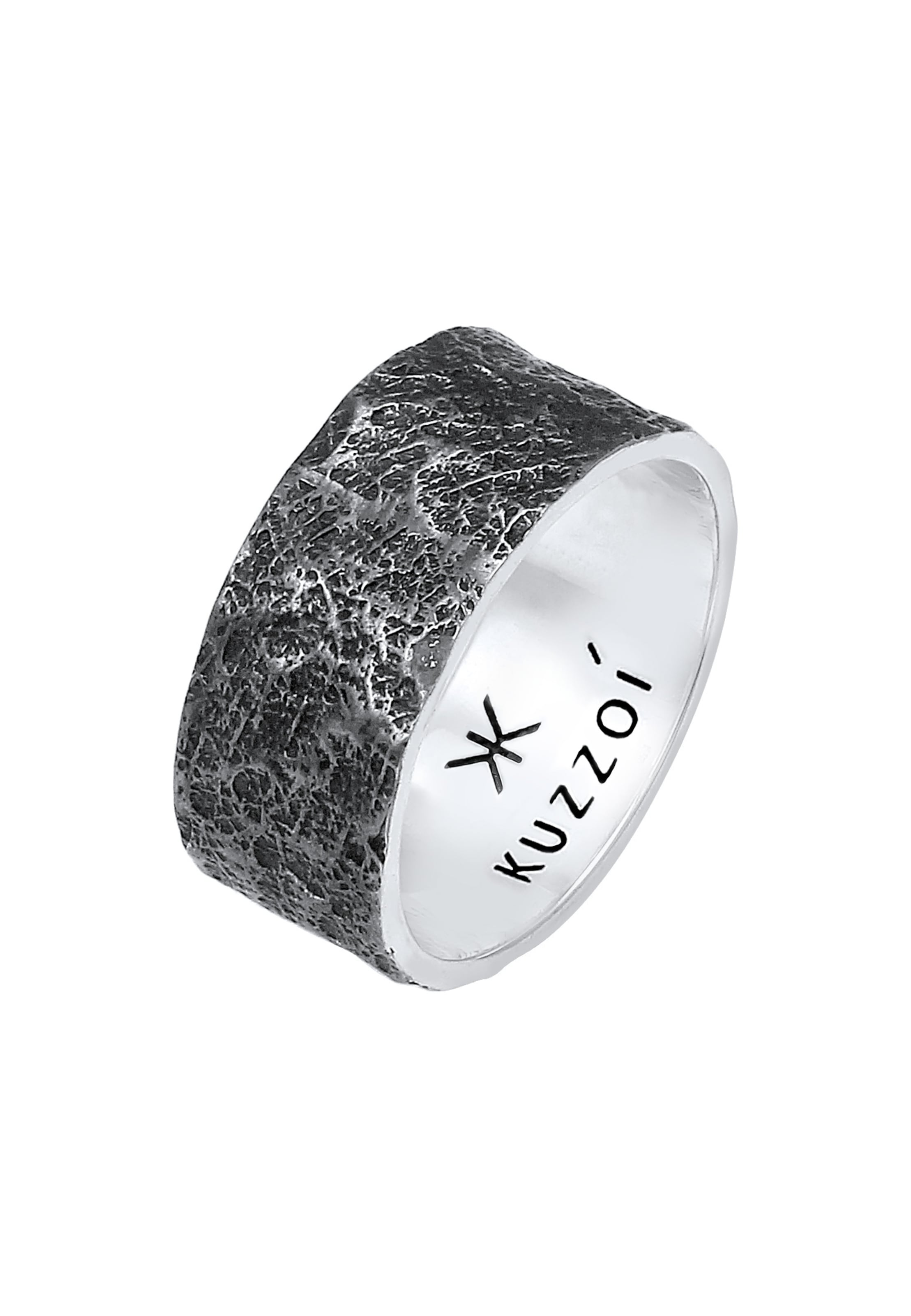 KUZZOI Ring in Silver: front