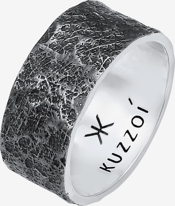 KUZZOI Ring in Silver: front