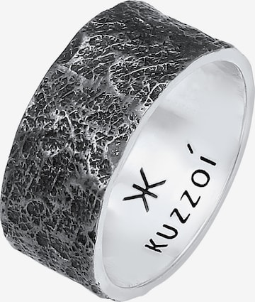 KUZZOI Ring in Zilver: voorkant