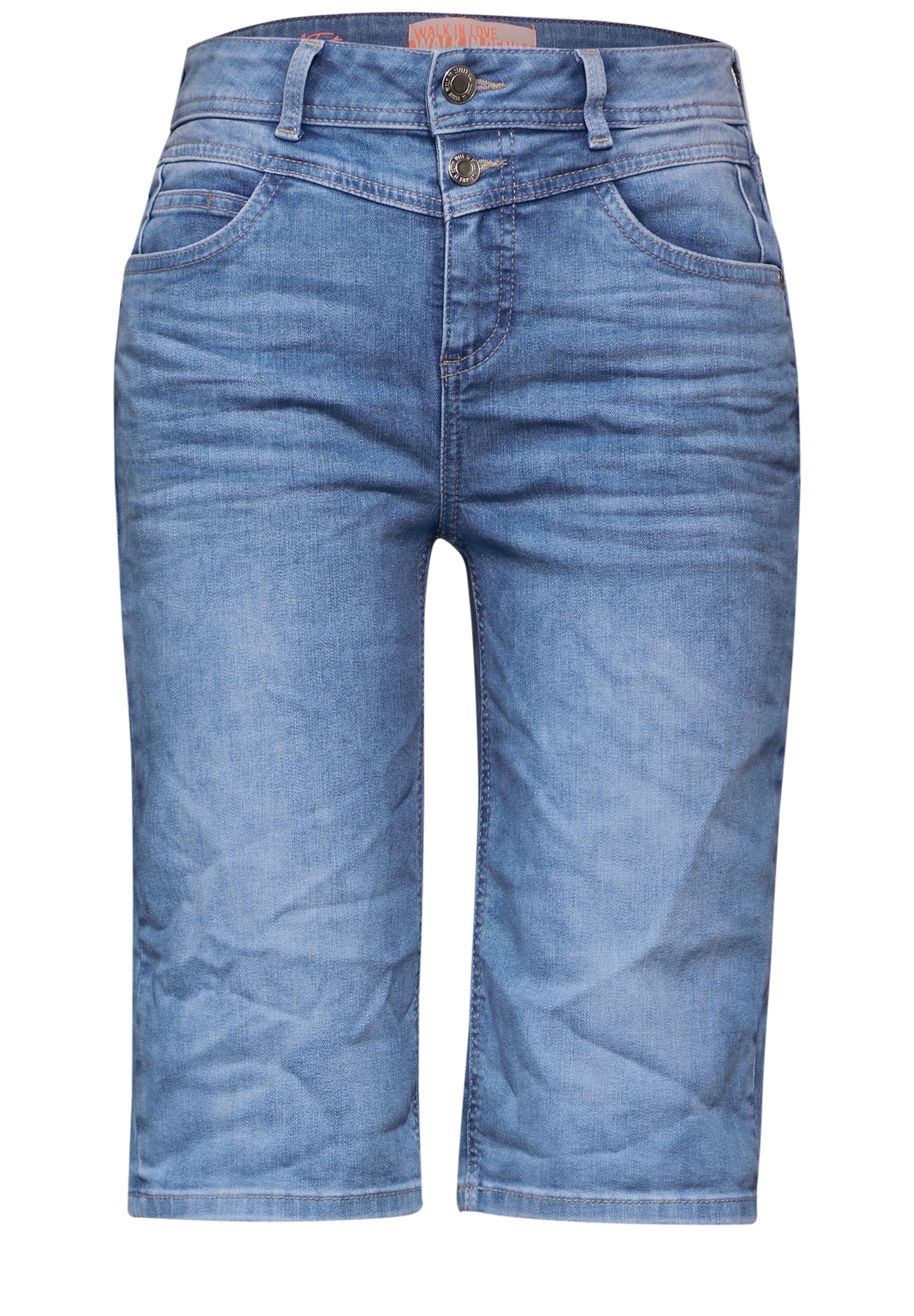 STREET ONE Skinny Jeans in Blue: front