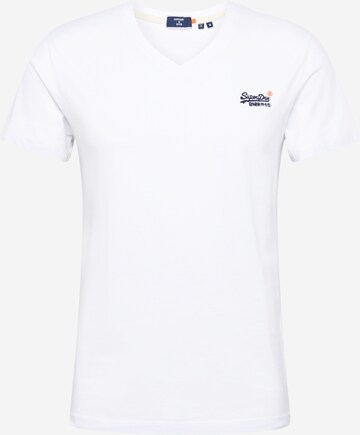 T-Shirt Superdry en blanc : devant