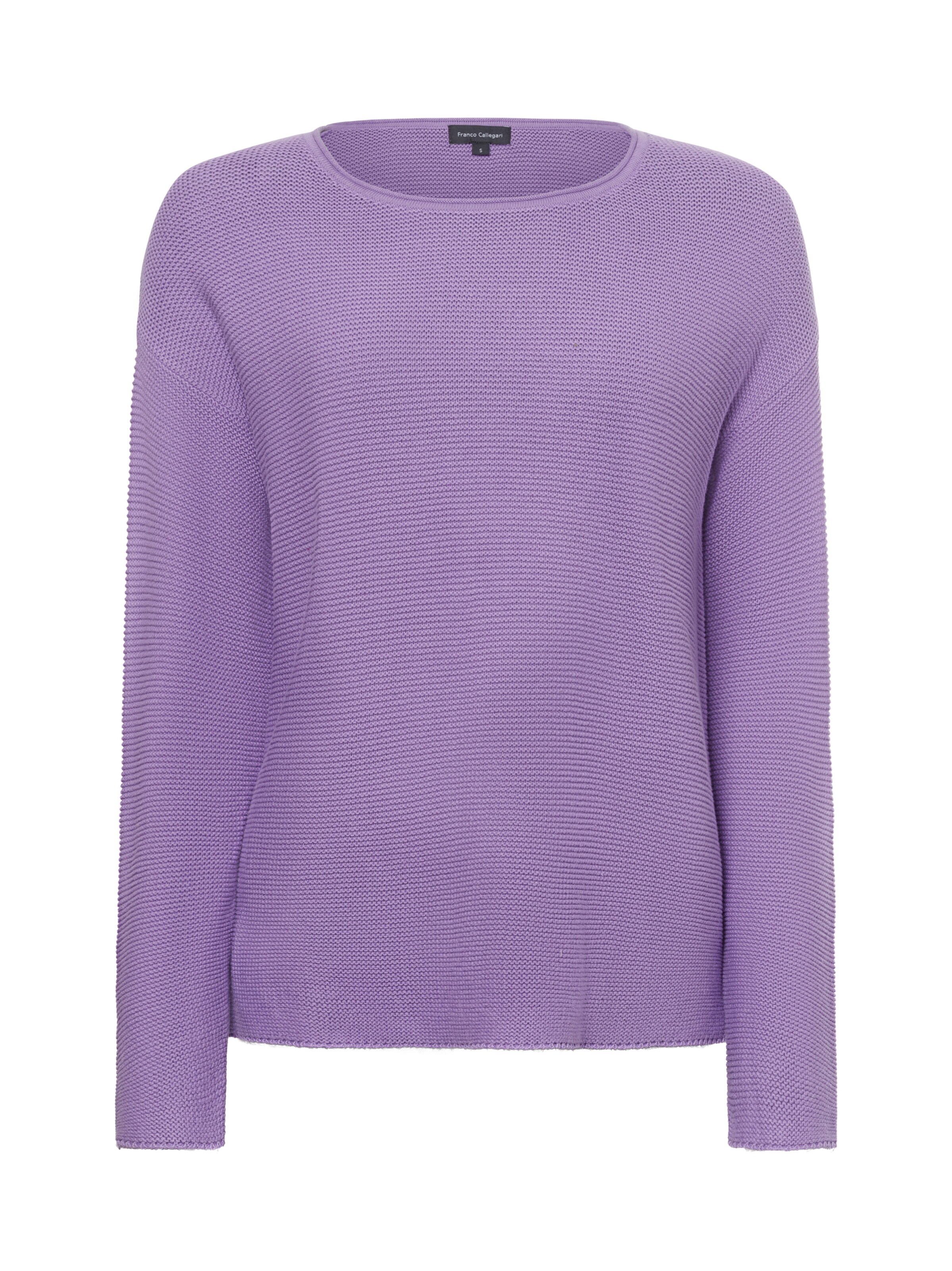 Pull-over Franco Callegari en violet : devant