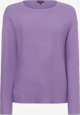 Pull-over Franco Callegari en violet : devant