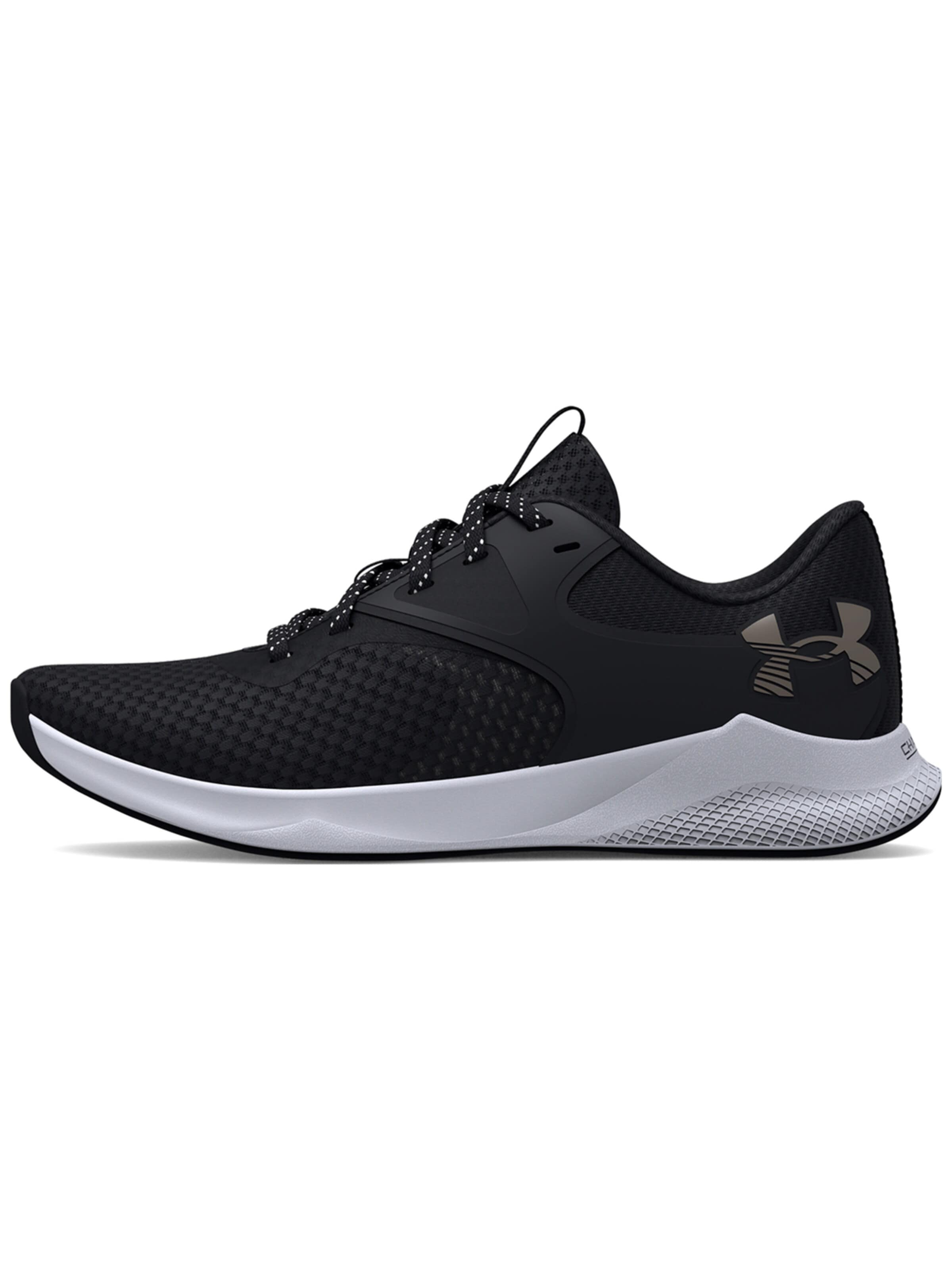UNDER ARMOUR Sports shoe 'Under Armour UA W CHARGED AURORA 2' in Black: front
