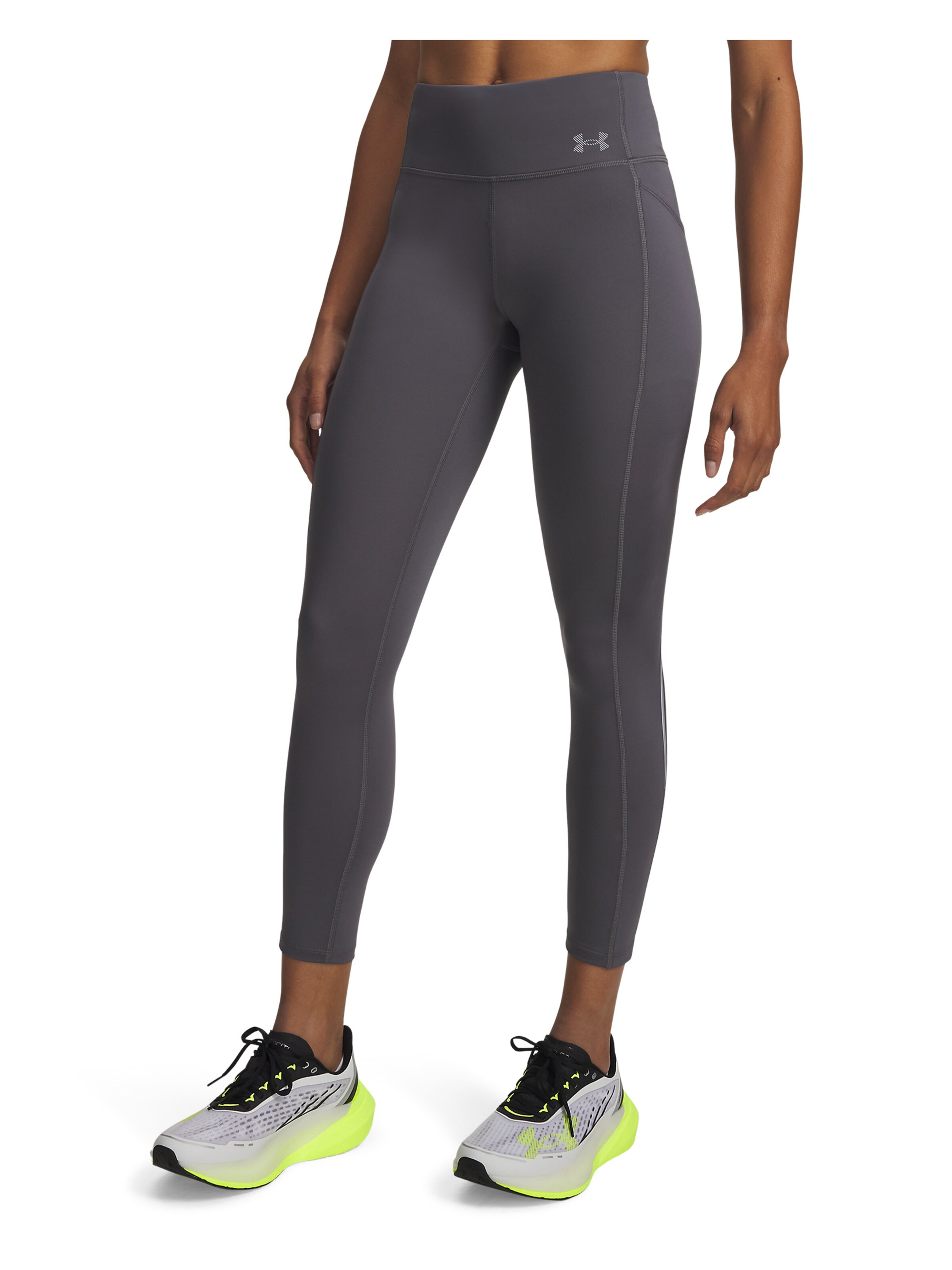 UNDER ARMOUR Skinny Sports trousers 'Velociti' in Grey: front