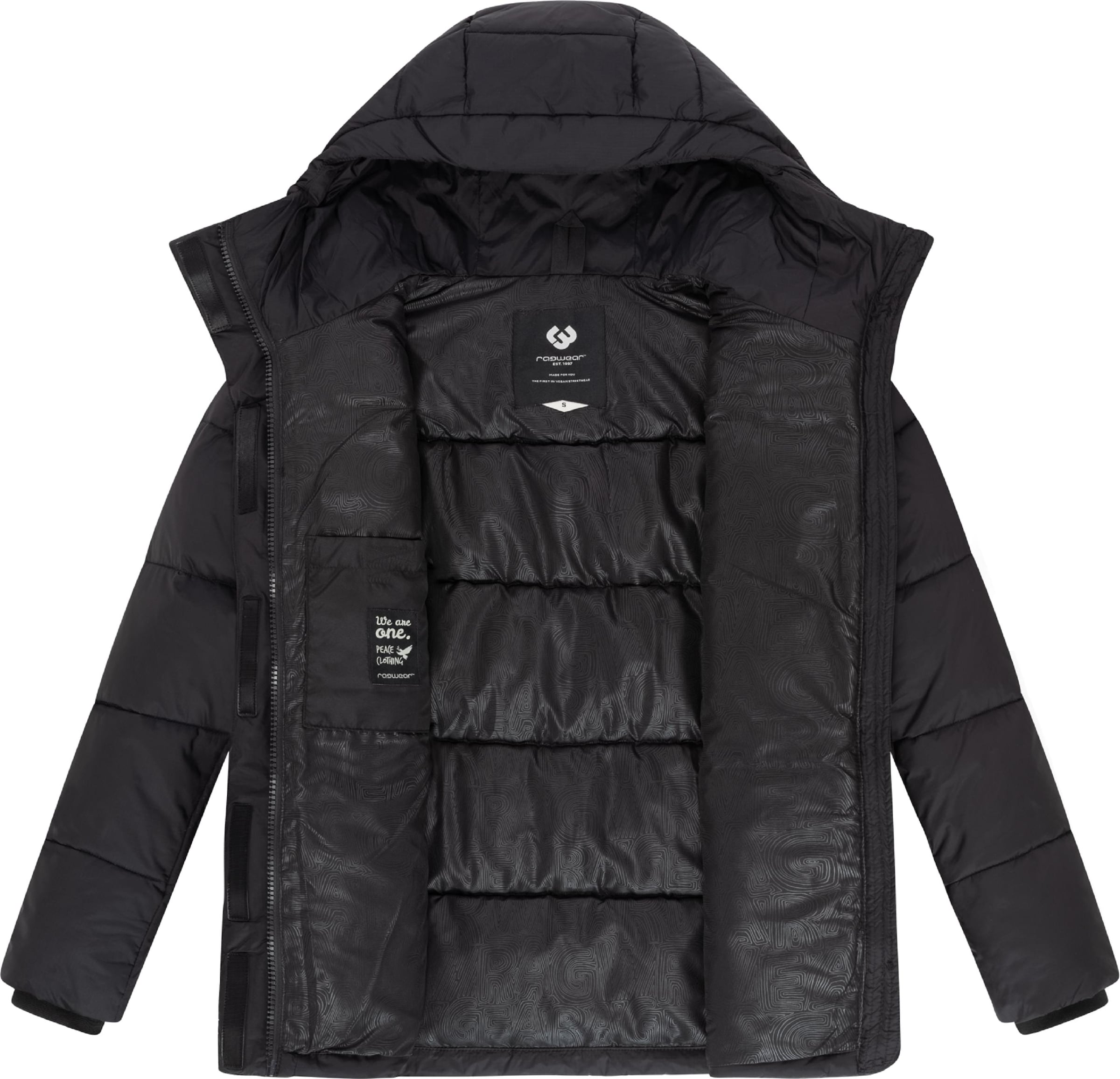 Veste d’hiver 'Wikesh' Ragwear en noir