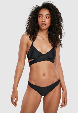 Urban Classics Triangel Bikini i sort: forside