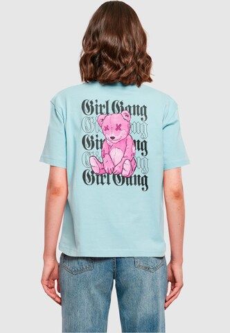 Miss Tee Shirt 'Girl Gang' in Blue: front
