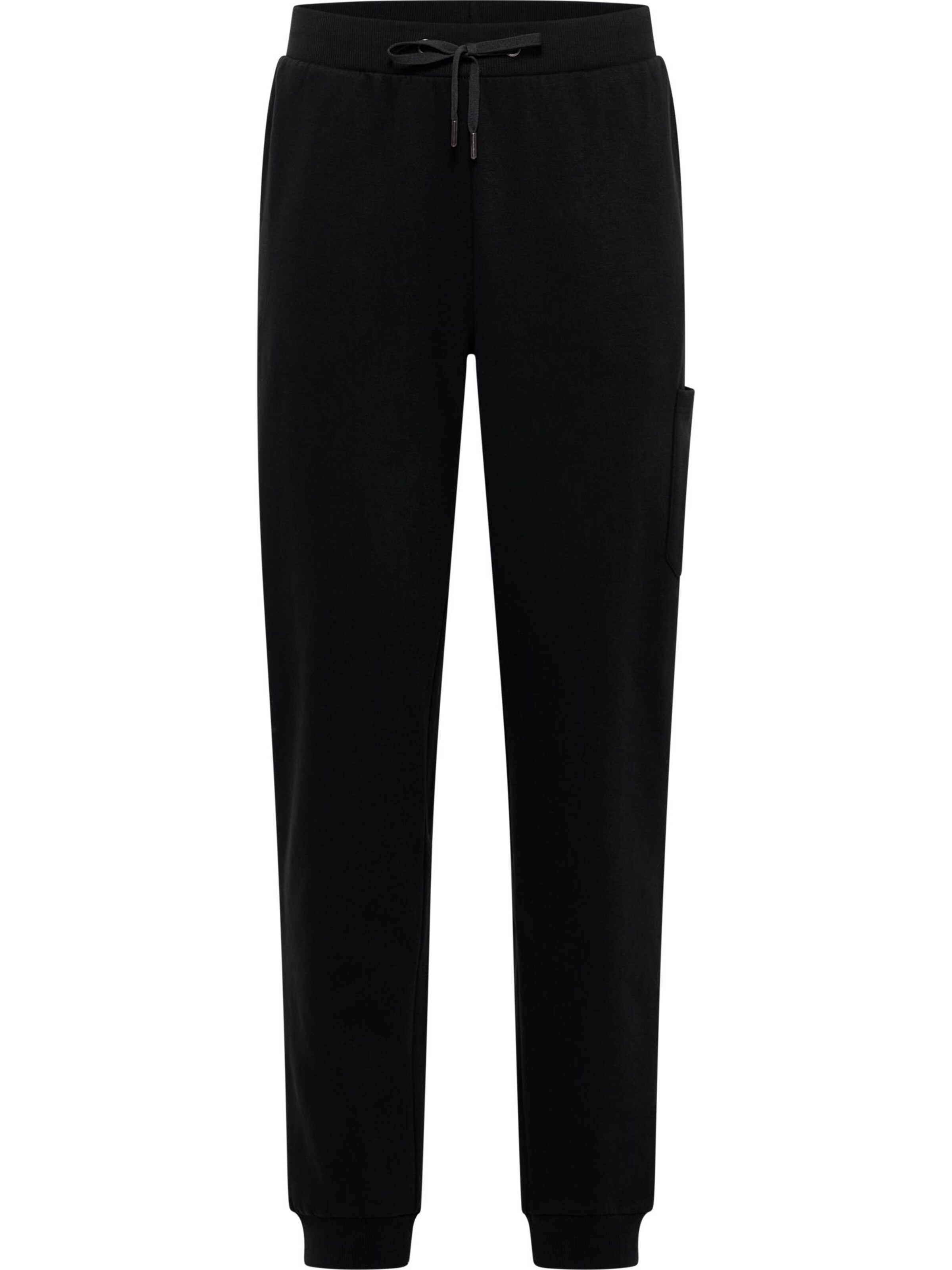 Carlo Colucci Tapered Trousers 'Domi' in Black: front