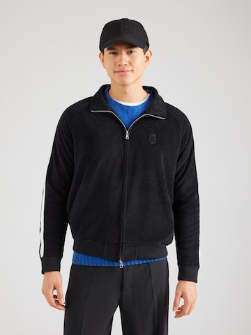 JACK & JONES Välikausitakki 'JCOATHLETICO' värissä musta: etupuoli