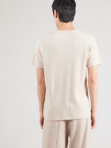 Hackett London - Camiseta en beige: atrás
