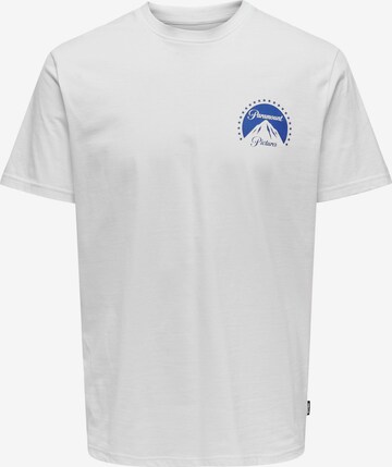 Only & Sons Koszulka 'PARAMOUNT' w kolorze biały: przód