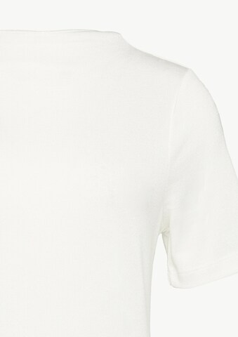 Maglietta di comma casual identity in bianco