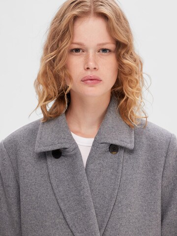 SELECTED FEMME Between-Seasons Coat 'Milo' in Grey