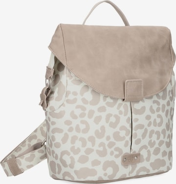 Zaino 'OLLI OR8' di ZWEI in beige: frontale